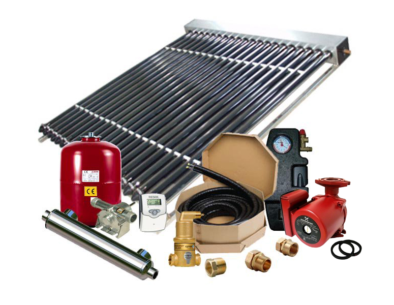 Solar Hot Water Retrofit Kit 1 Collector NL Solar Tubs